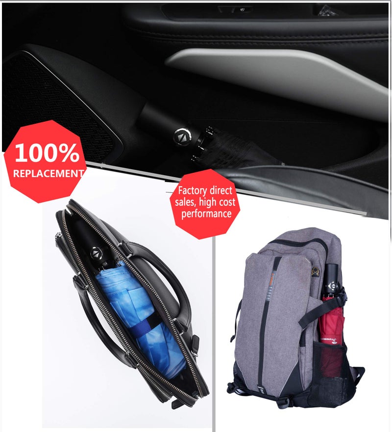 SY COMPACT Travel Umbrella Windproof Factory outlet Compact Automatic Umbrellas for Rain Compact Small UV Sun Protection Umbrella Durable Waterproof Lightweight Rust Resistant-Fits Backpack Car Purse (Blue Sky) - Image 5